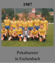 1987 Pokalturnier in Eschenbach
