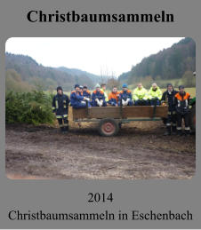 Christbaumsammeln 2014 Christbaumsammeln in Eschenbach