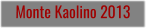 Monte Kaolino 2013